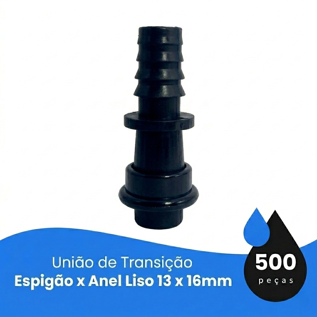 União Transição Espigão Anel Liso